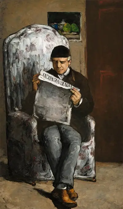 The Artist's Father, Reading L'Evenement Paul Cezanne
